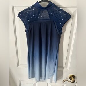 Weissman Blue Ombré dance costume